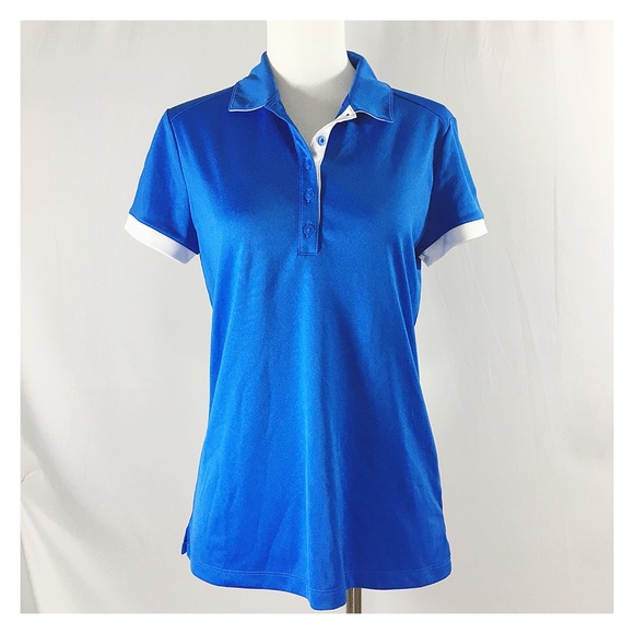 Nike Tops - E125 Nike Golf | blue polo dri-fit top
